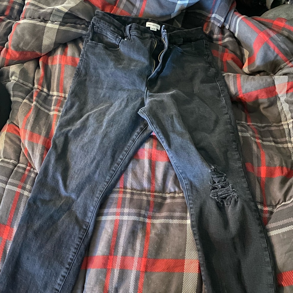 Good American black jeans